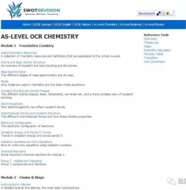 http://www.swotrevision.com/pages/alevel/chemistry.html